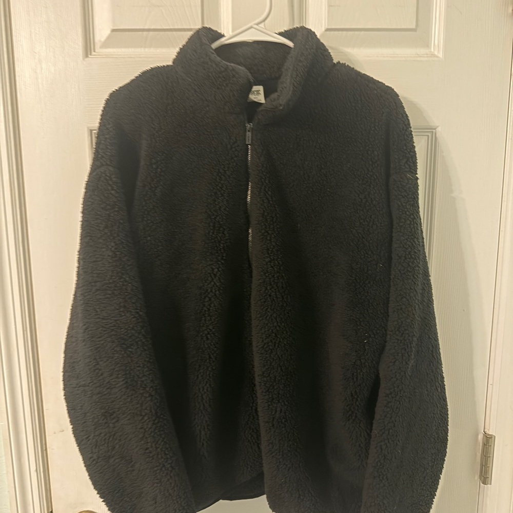 Cozy PINK Black Fleece Jacket
